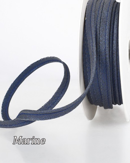 Passepoils lurex marine