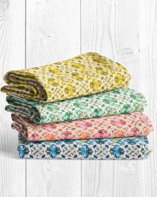Tissus coton fantaisie – Atelier d’artiste & Faïence