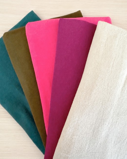 Coupon 1m Coton Lavé, plusieurs coloris au choix, coton robuste et doux à l'effet froissé