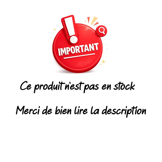 Important – produit disponible uniquement en précommande