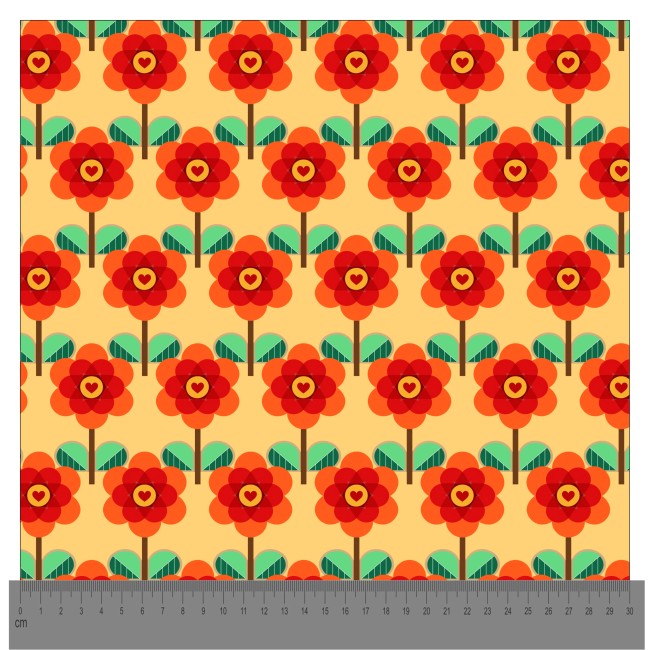 XR076 – Fleurs au cœur rouge (Précommande)