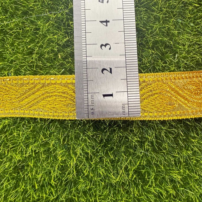 Ruban décoratif doré, largeur 20mm