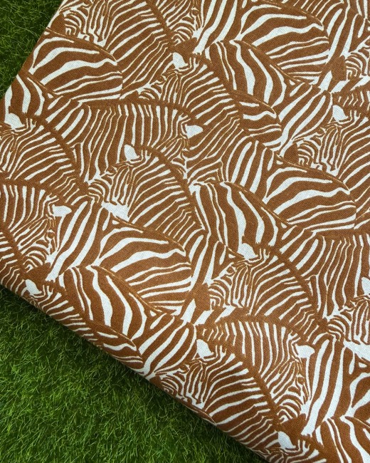 Tissu coton avec motif animalier indémodable