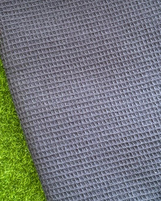 Coupon Nid d'abeille mini uni noir