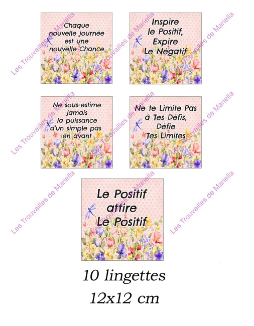 Créez vos lingettes lavables avec ce panneau coton imprimé à coudre soi-même