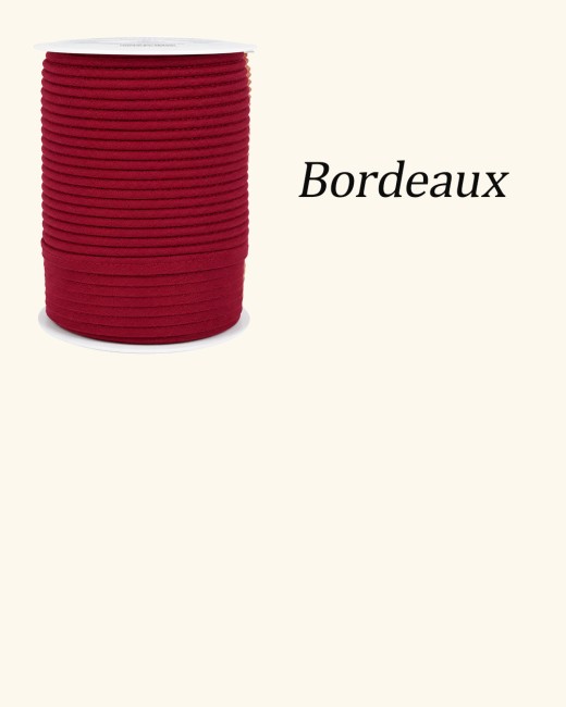Passepoil coton uni bordeaux