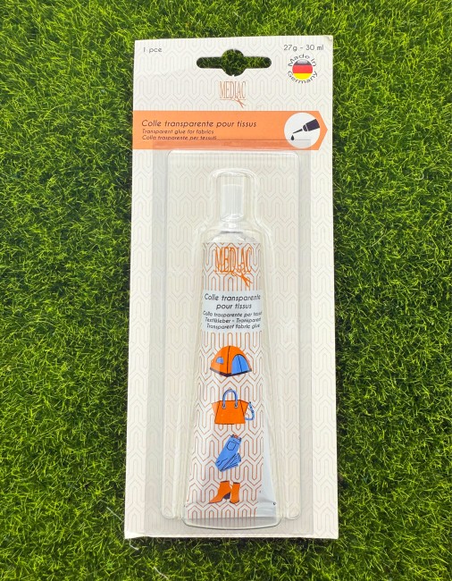 Colle tissu transparente – tube 30 ml
