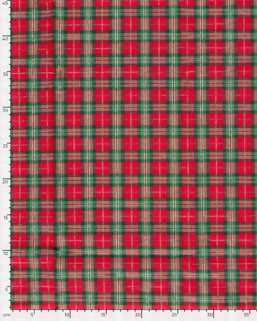 coupon noël avec règle pour échelle motifs