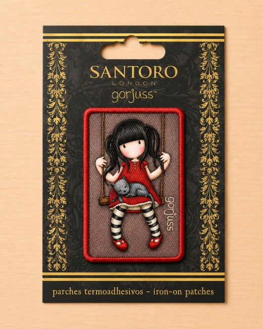 Écusson thermocollant Santoro Gorjuss – Fille à la balançoire