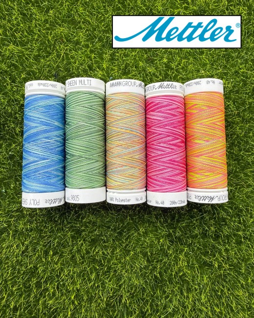 Fil Mettler Poly Sheen Multicolor – 5 coloris disponibles