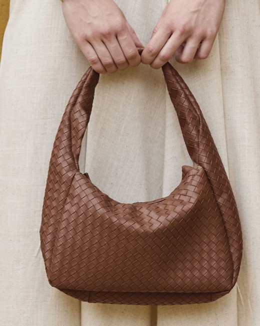exemple de sac cousu avec le simili couleur café