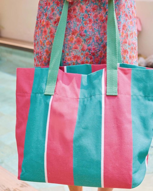 Exemple de sac cousu avec la toile Canvas Riviera