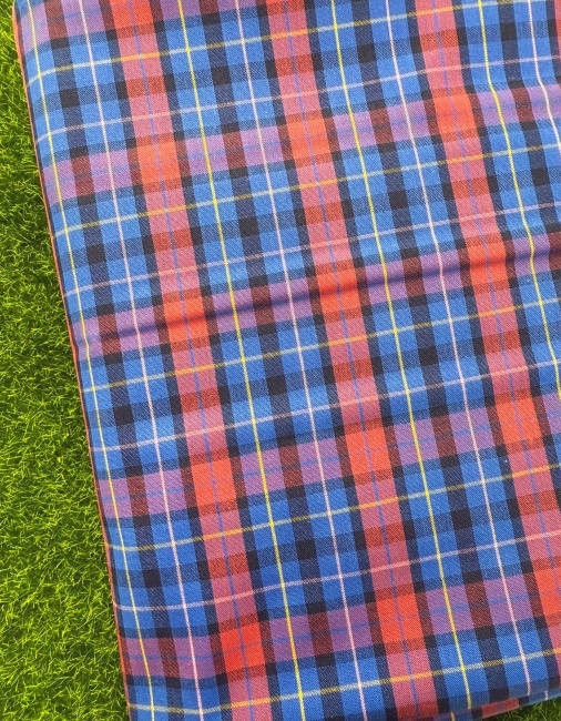 Coupon à carreaux, 100% coton pour confection chemise, pyjama, accessoires, décoration diy