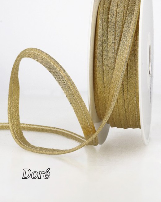Passepoils lurex doré