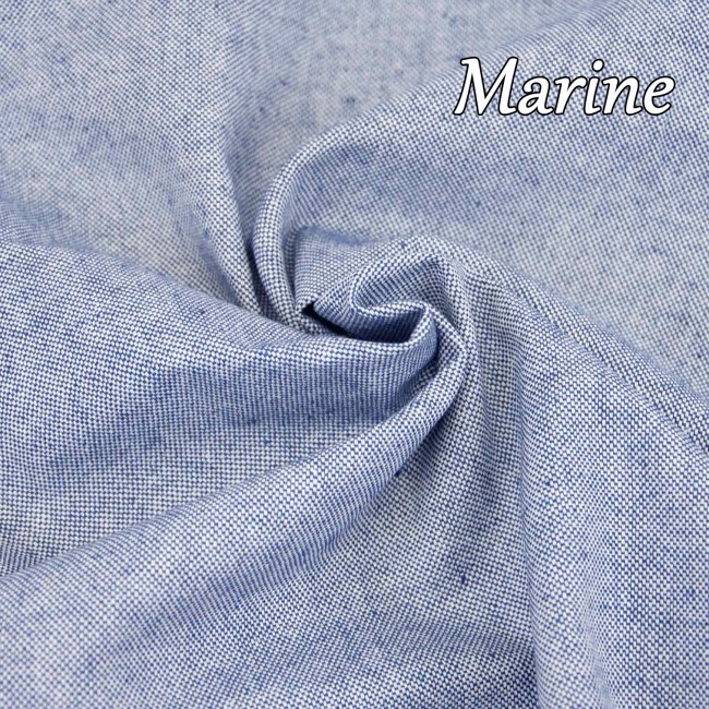 Toile recyclée pour accessoires – détail matière coloris marine