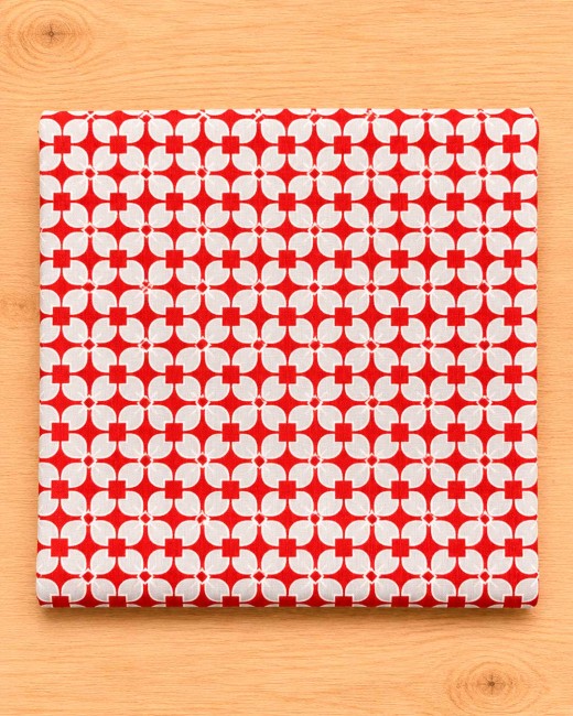 Coupon Cretonne Rodrigo Rouge