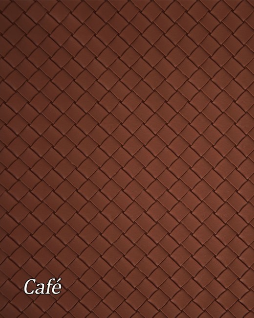 simili cuir tresse texture panier couleur café