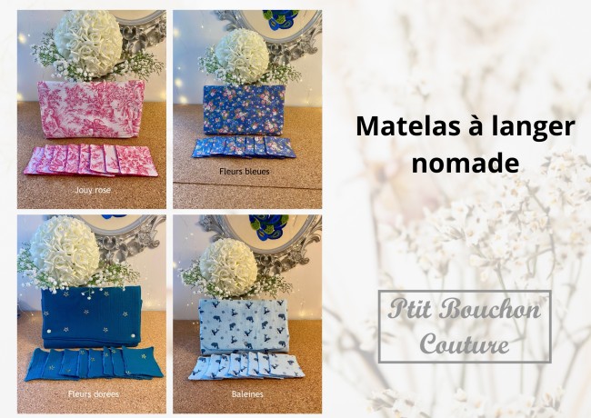 matelas a langer nomade grille