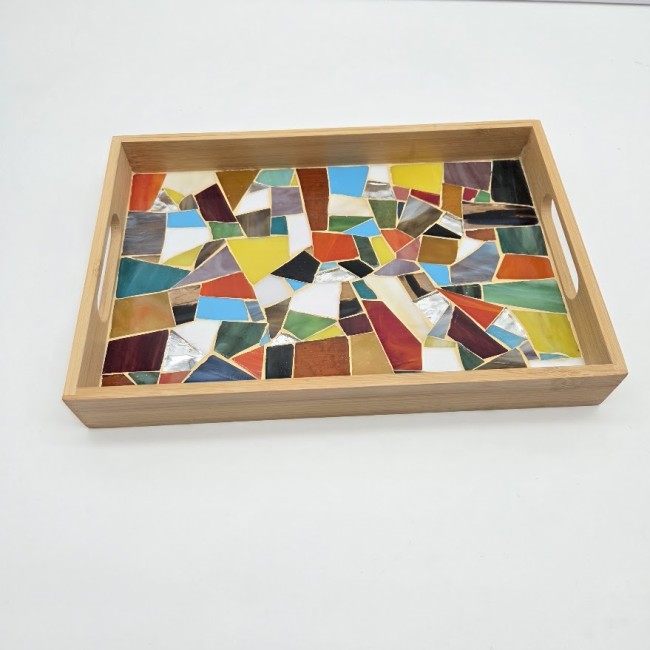 plateau rectangle multicolore 20 x 30 4