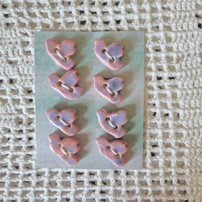 8 colombes mauves violet 1