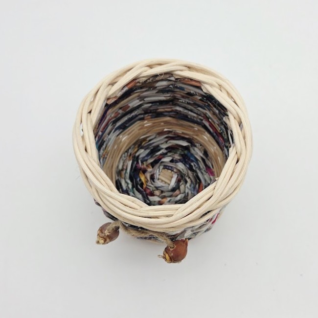 pot à crayons papier corde 6