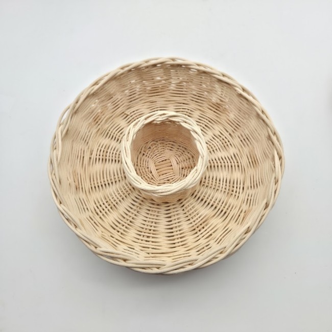 corbeille ronde double ecru 4