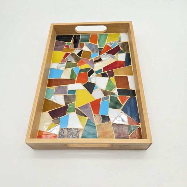 plateau rectangle multicolore 20 x 30 3