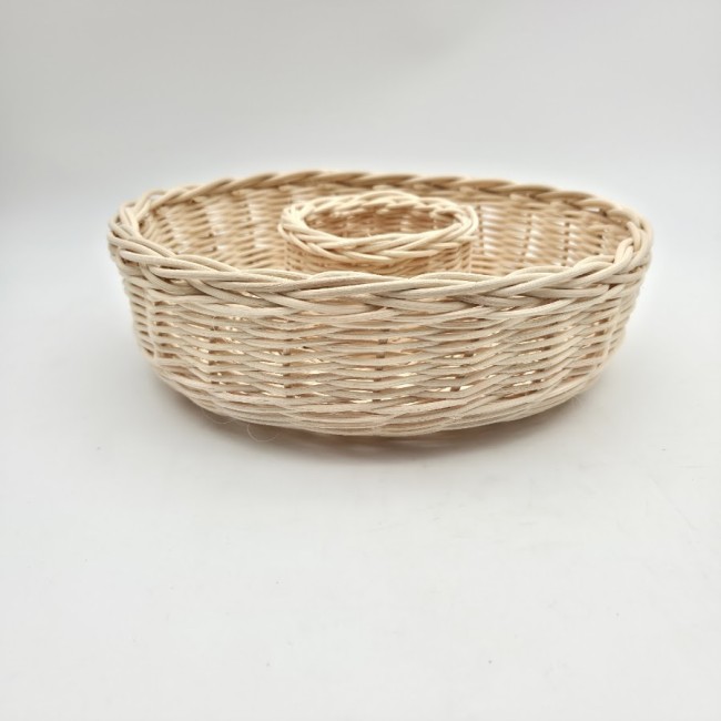 corbeille ronde double ecru 2