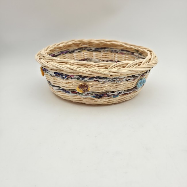 corbeille ronde boutons fleurs 4