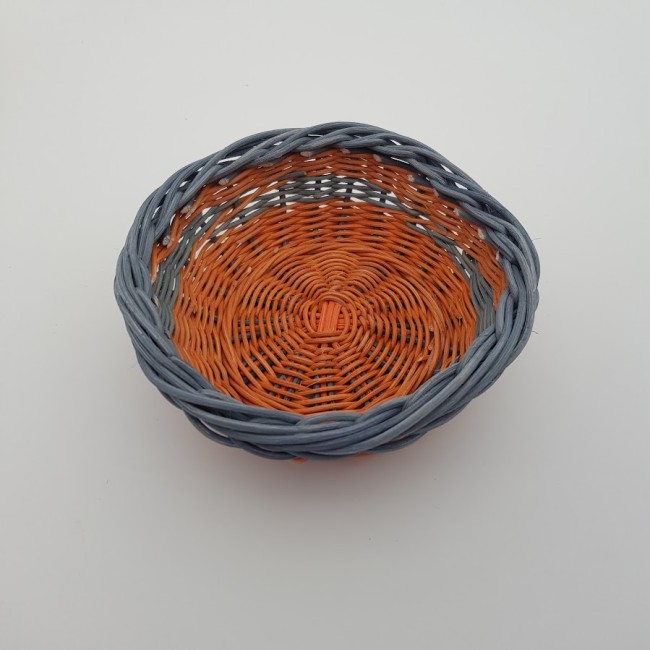 vide-poche aléatoire orange bleu 5