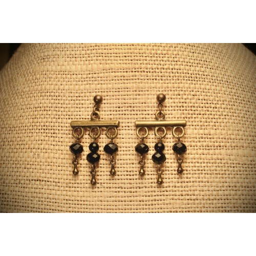 Boucles d'oreilles steampunk-victorien ALTHEA