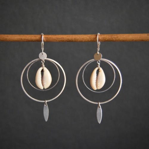 Boucles d'oreilles ATLANTIS - cauri