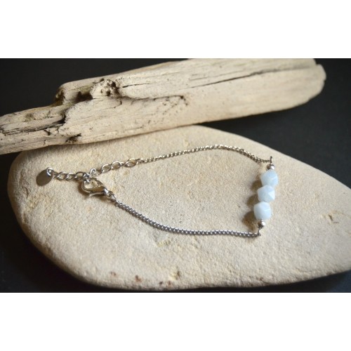 Bracelet BOREALIS aigue-marine