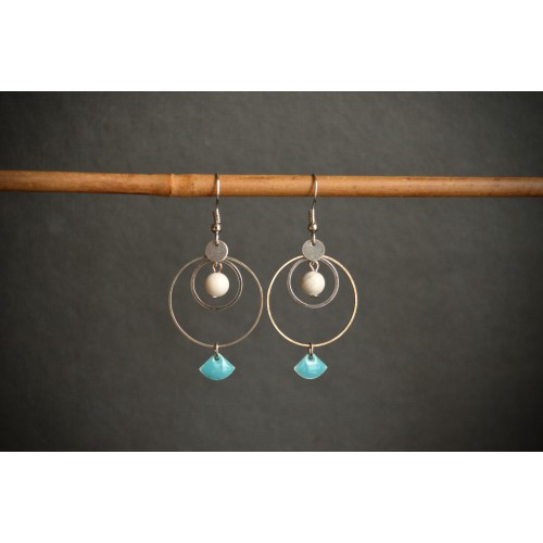Boucles d'oreilles pendantes HYDRA