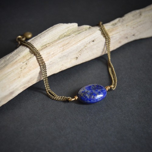 Bracelet ANTARES lapis-lazuli