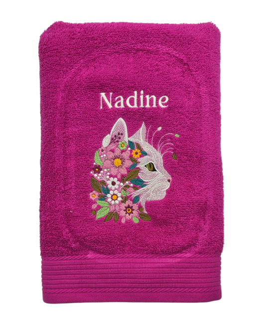 chat visage fleuri chat viasge fleuri