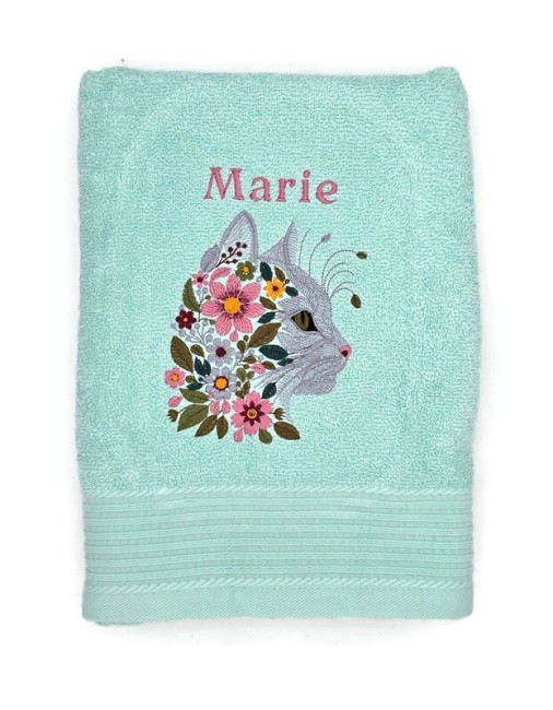 chat fleuri chat fleuri