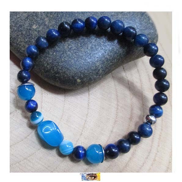 Bracelet Oeil de tigre Agate