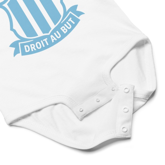 Body bébé Né pour aller droit au but – futur supporter de l'om (1)