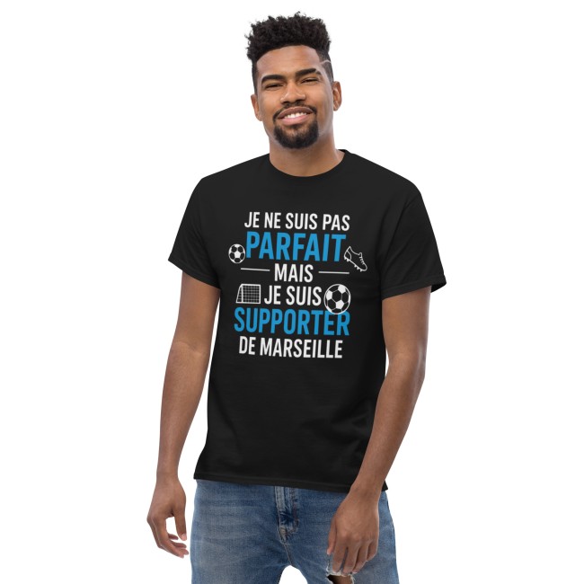 T-shirt Supporter de Marseille – Cadeau idéal pour fan de football OM (1)