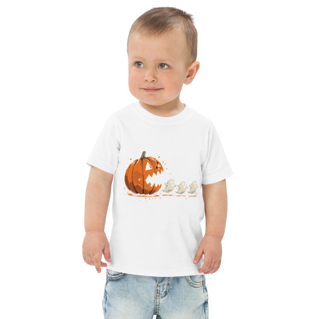 T-shirt Citrouille et Petits Fantômes (3)