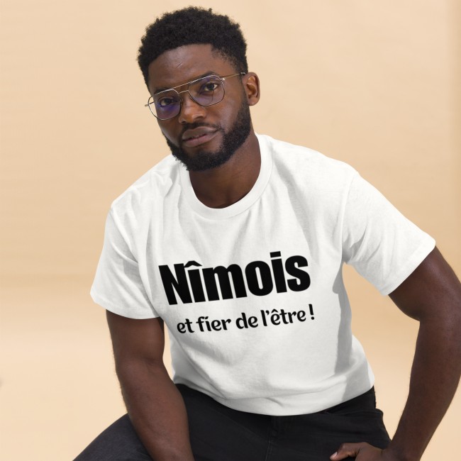 T-shirt Nîmois et fier de l’être – Haut personnalisé ville de Nîmes (1)