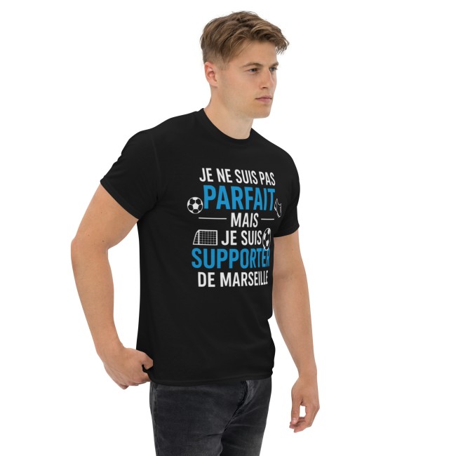 T-shirt Supporter de Marseille – Cadeau idéal pour fan de football OM