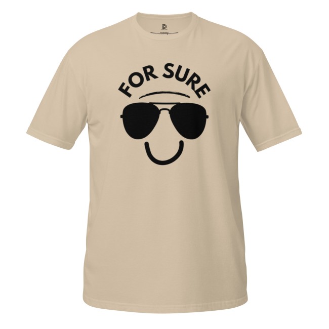 T-shirt “FOR SURE” – 100 % coton (2)