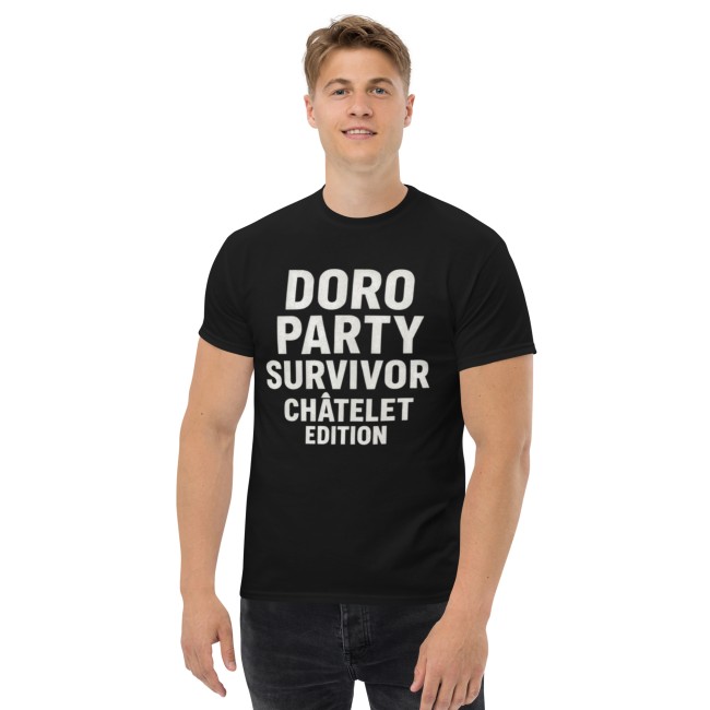 T-shirt “Doro Party Survivor – Châtelet Edition” Édition Limitée 2025 (2)
