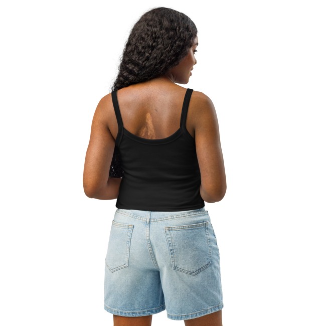 Crop Top Halloween Femme — Mains Squelette Citrouilles (3)