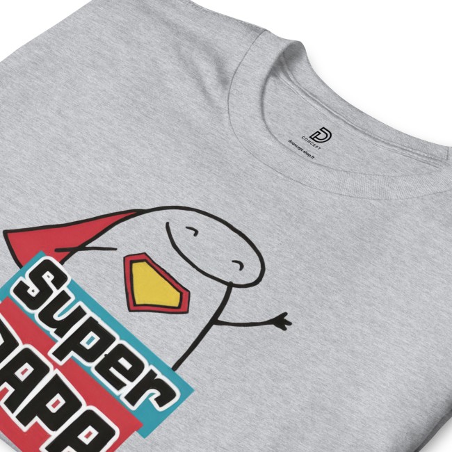 T-shirt Homme Super Papa – Style Humour Flork & Super-Héros (2)