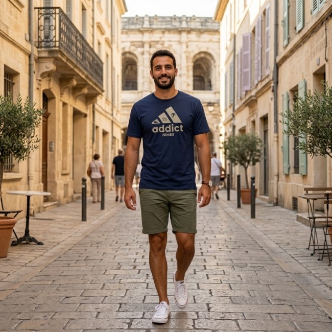 T-shirt Nîmes Addict – Look Urbain & Identité Locale (2