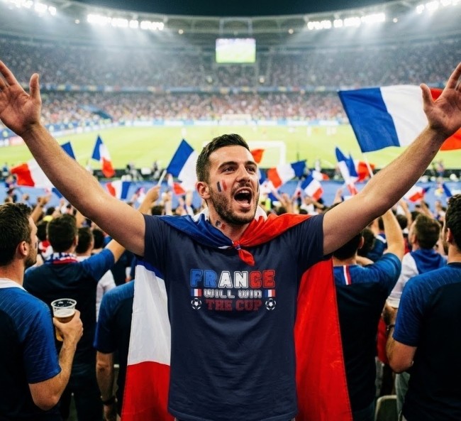 T-Shirt Supporter France - France Will Win The Cup (2)