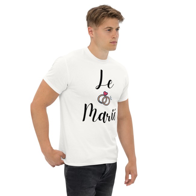 T-shirt Le Marié - Cadeau Futur Mari Enterrement Vie Garçon EVG (1)